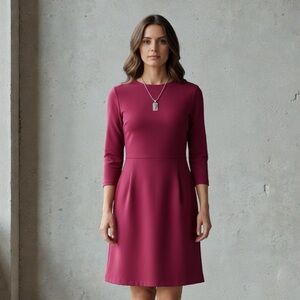Old Navy Red Knit Sheath Dress